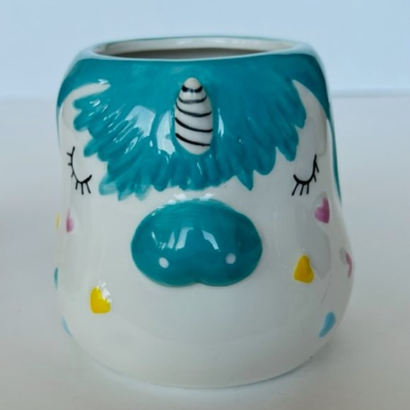 Unicorn Coffee Mug Cup Figurine Holiday Home Magical Horse hearts fairy pegasus - Picture 6 of 6